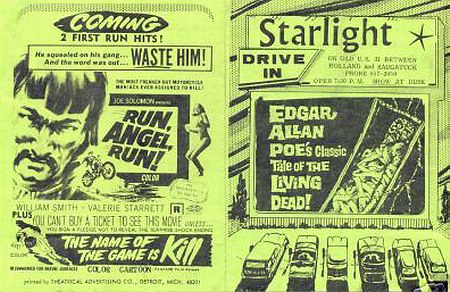 Starlight Drive-In Theatre - Flyer